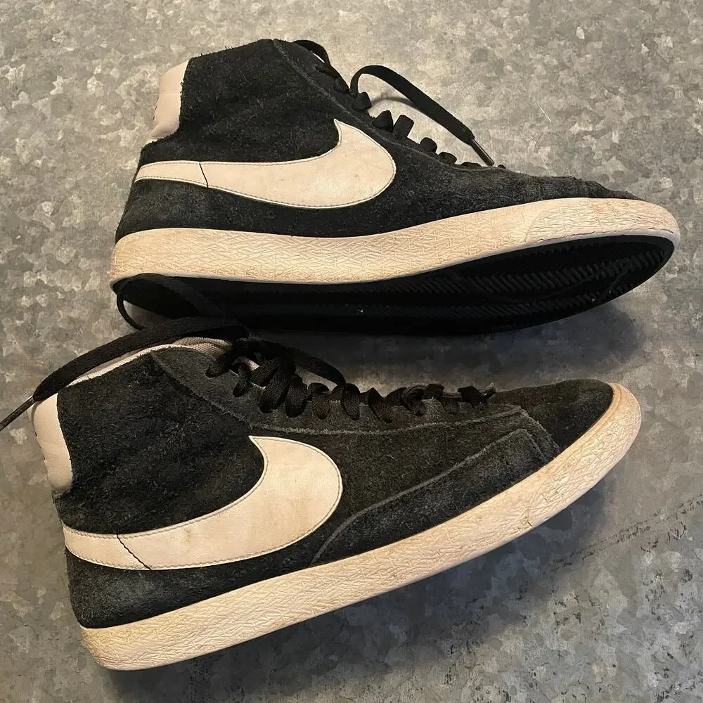 Nike Blazer Mid Premium Vintage 2014 High Top Mens 9 Sneakers Shoes 638261-011